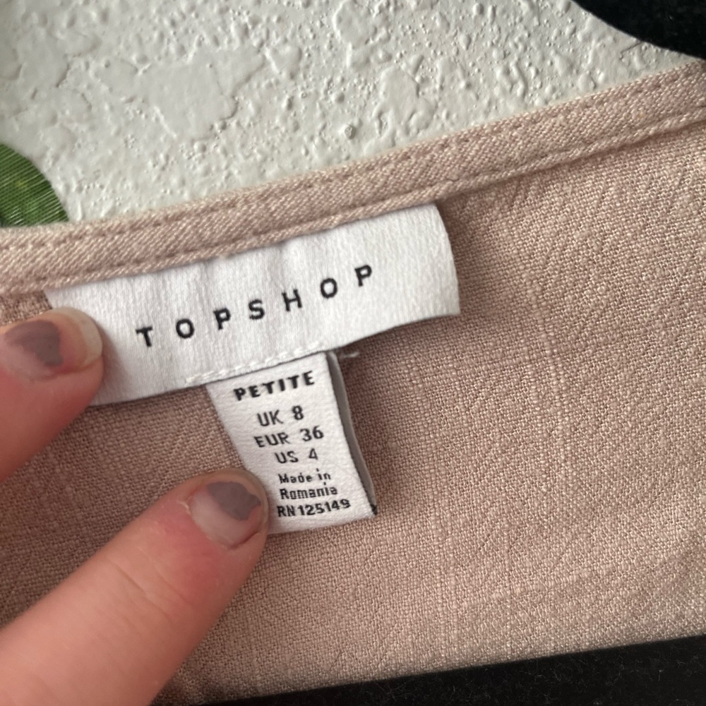 Topshop button blouse - Picture 6 of 6